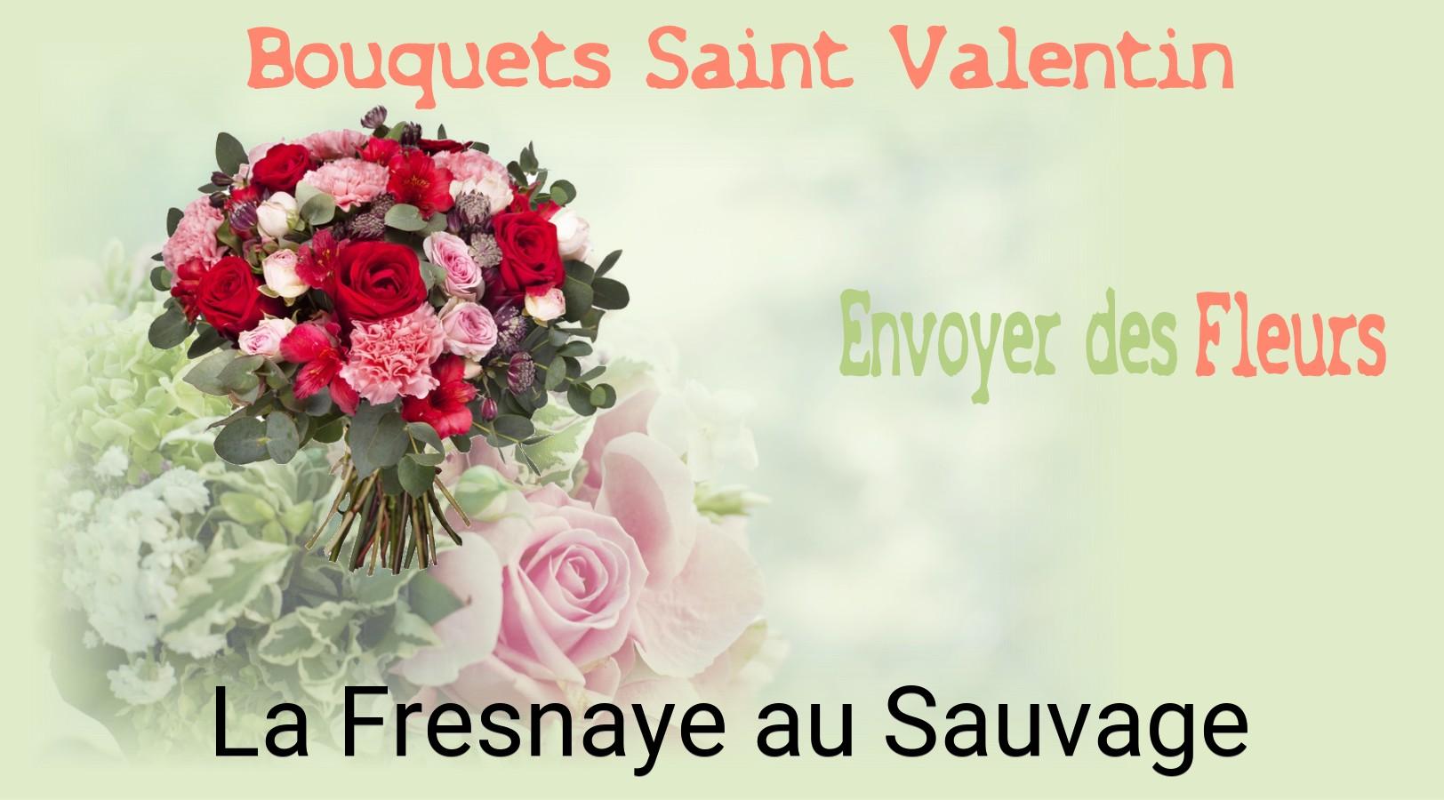 Roses de Saint-Valentin livrées à La Fresnaye-au-Sauvage